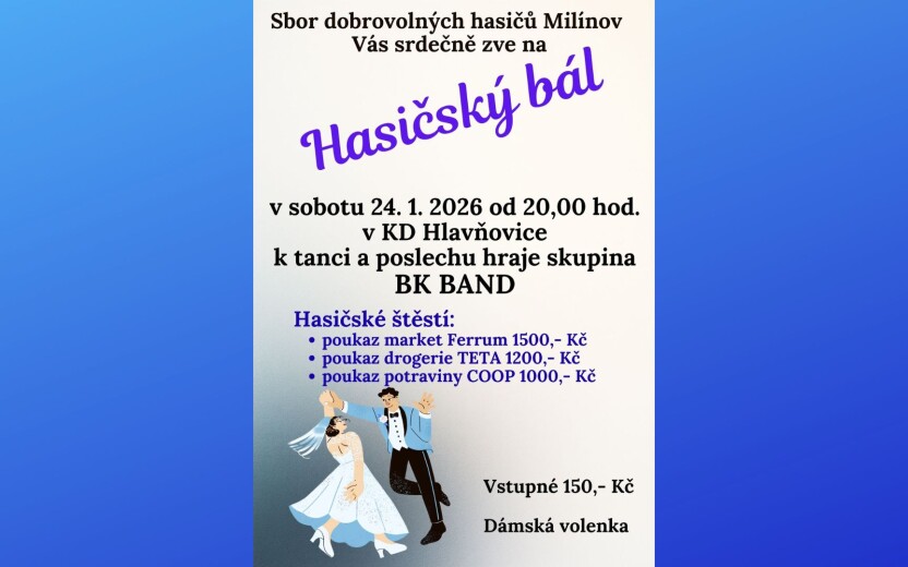 Hasičský bál Hlavňovice