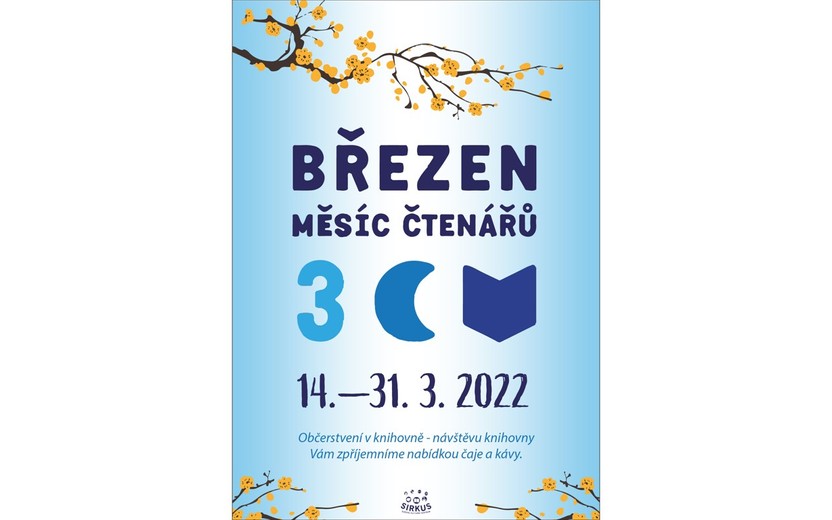 14. - 31. 3. Březen - měsíc čtenářů