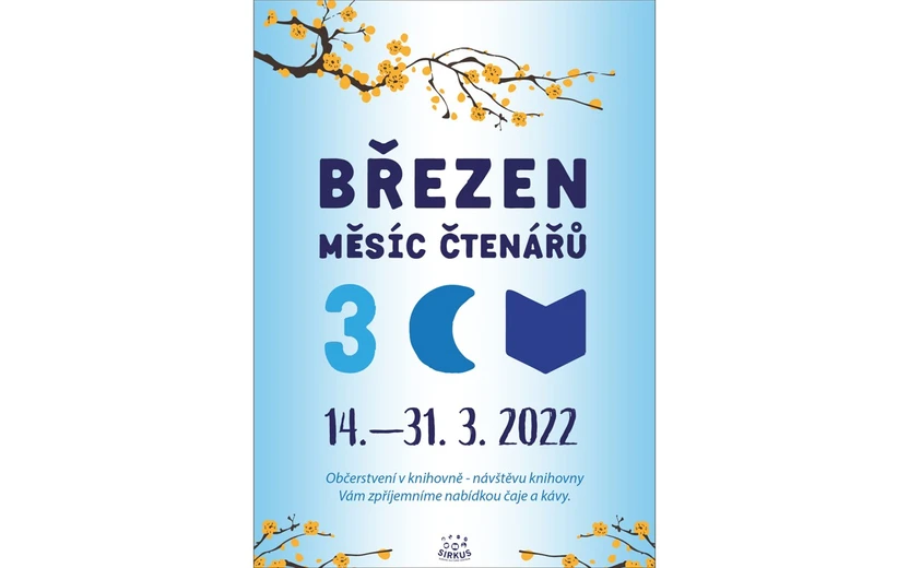 14. - 31. 3. Březen - měsíc čtenářů