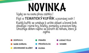 NOVINKA PRO DĚTI - TEMATICKÉ KUFŘÍKY