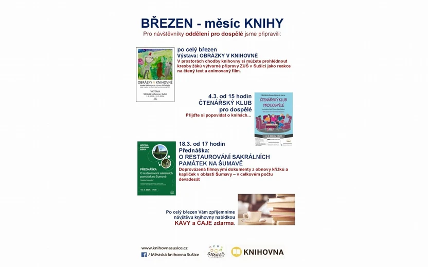 BŘEZEN měsíc KNIHY 
