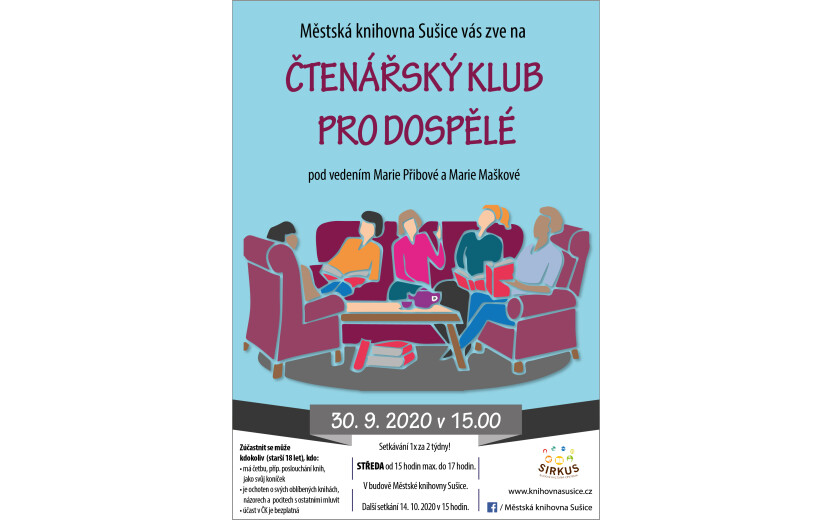 ČTENÁŘSKÝ KLUB PRO DOSPĚLÉ