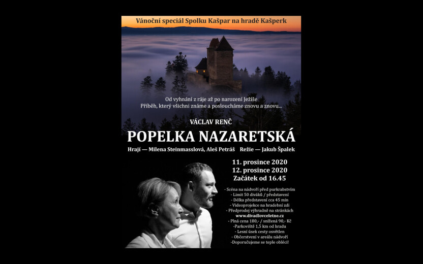 Popelka Nazaretska na hradě Kašperk