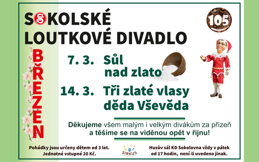 Loutkové divadlo - Tři zlaté vlasy děda Vševěda