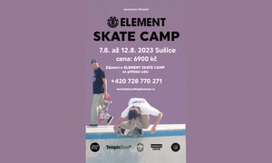 Element skateboard camp v Sušici