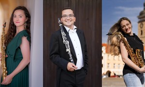 Anna Kurzová, Magdalena Probstová a Martin Kanaloš - Saxofonové kurzy