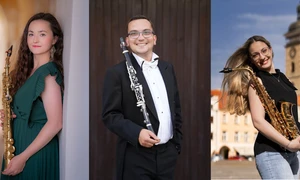 Anna Kurzová, Magdalena Probstová a Martin Kanaloš - Saxofonové kurzy