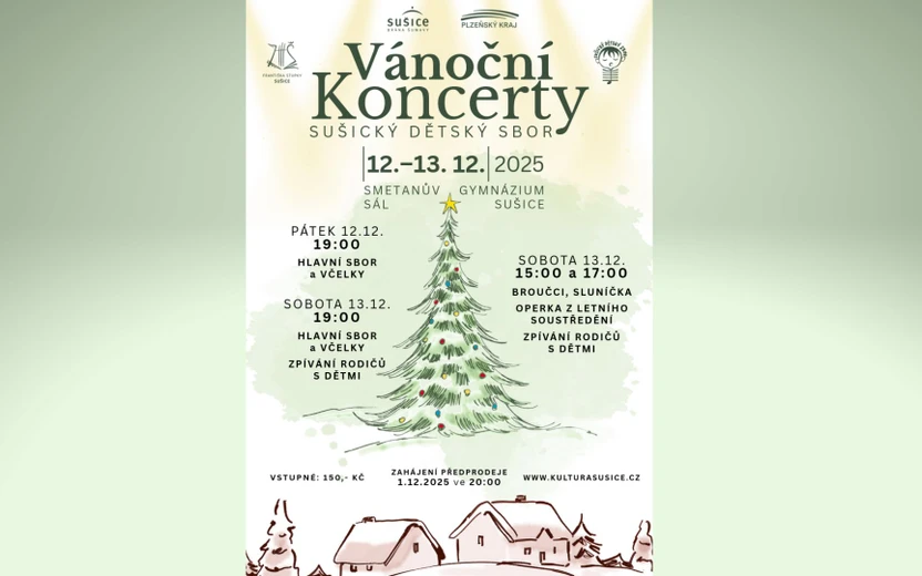 Vánoční koncerty SDS - PŘEDPRODEJE 2025