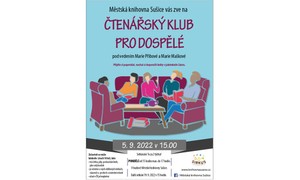 5. 9. 2022 Čtenářský klub pro dospělé