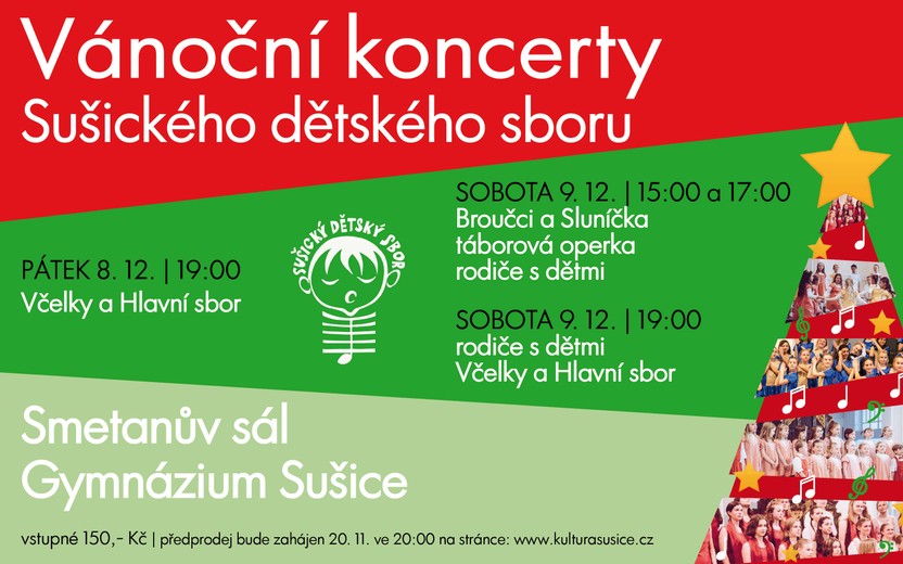 Vánoční koncerty SDS - PŘEDPRODEJE 2023