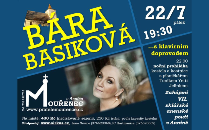 Bára BASIKOVÁ na Mouřenci