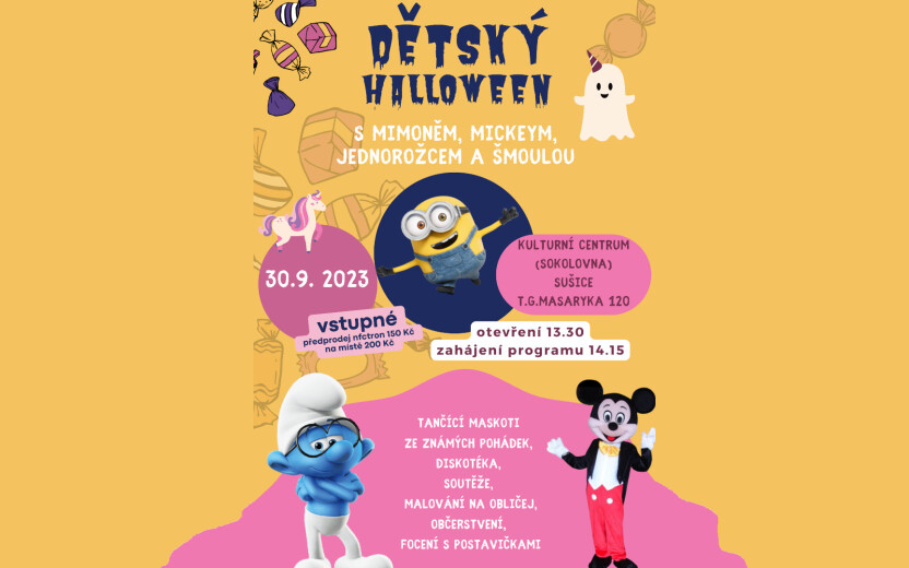 DĚTSKÝ HALLOWEEN - ZRUŠENO ze zdravotních důvodů