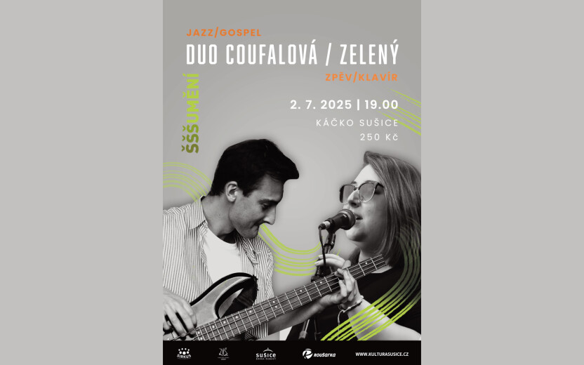 Duo Coufalová / Zelený, Jazz/Gospel, koncert v rámci festivalu ŠUMĚNÍ