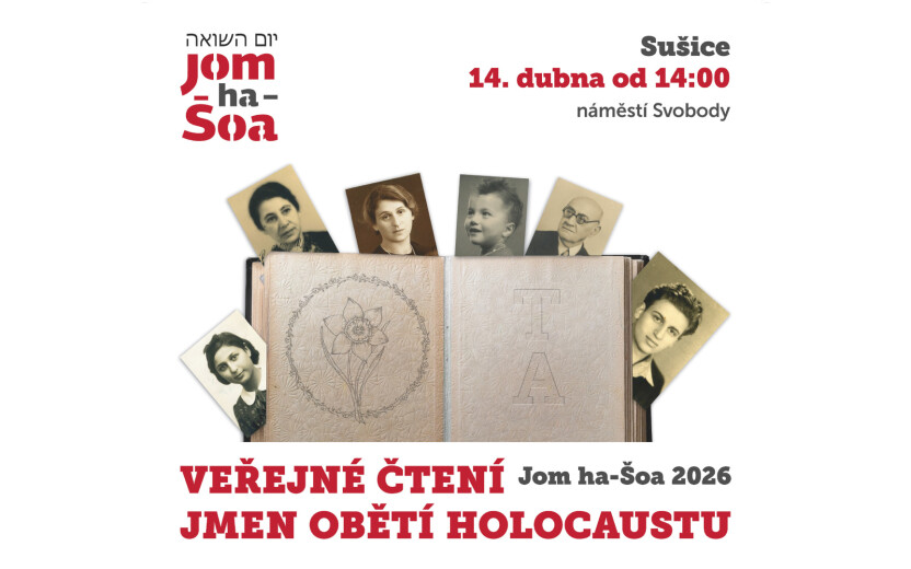 JOM HA-ŠOA 2026 – Veřejné čtení jmen obětí holocaustu