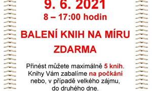 9. 6. 2021 8 - 17 hodin Balení knih na míru