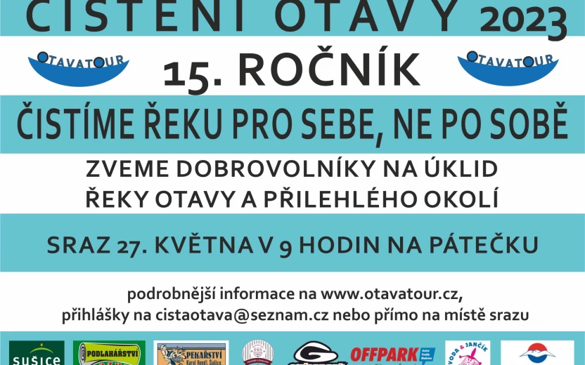 Čištění Otavy