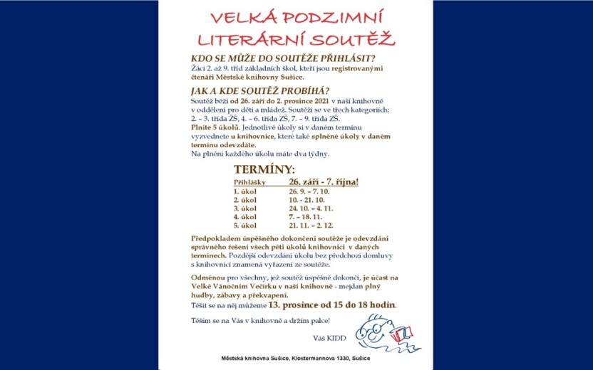 Velká podzimní literární soutěž
