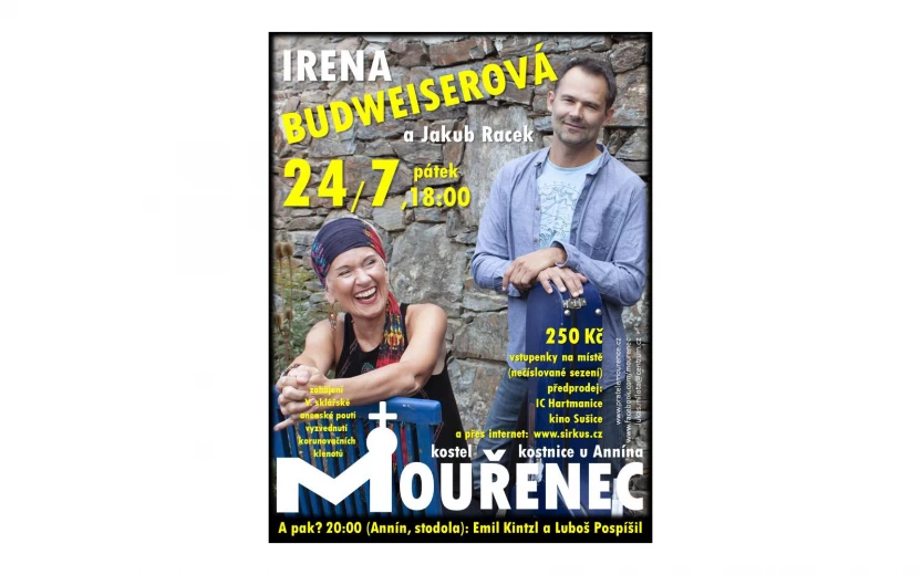 Irena Budweiserová a Jakub Racek na Mouřenci