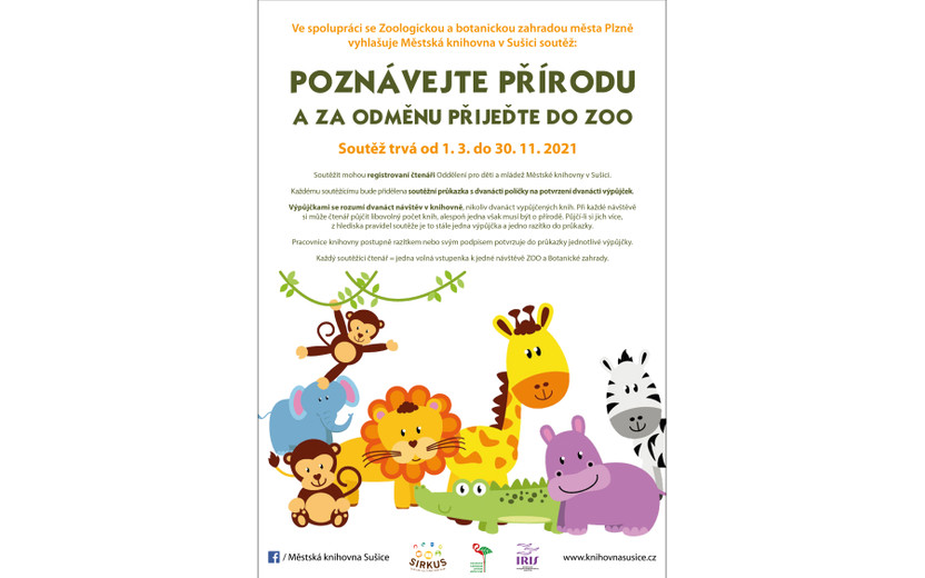 POZNÁVEJTE PŘÍRODU A ZA ODMĚNU PŘIJEĎTE DO ZOO