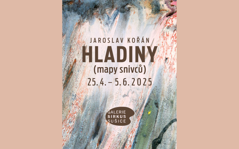 Vernisáž výstavy HLADINY (mapy snivců) výtvarníka a hudebníka Jaroslava Kořána