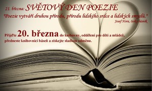 20. 3. 2023 13 - 17 hodin: Za básničku odměna