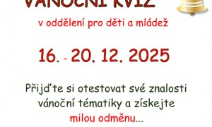 16.12.2025 - 20.12.2025 Vánoční kvíz