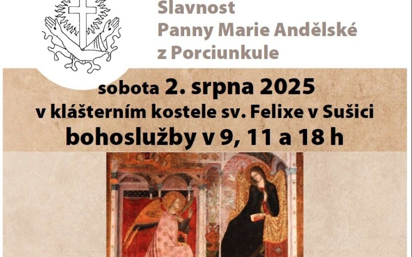 Sušická slavnost Panny Marie Andělské z Porciunkule