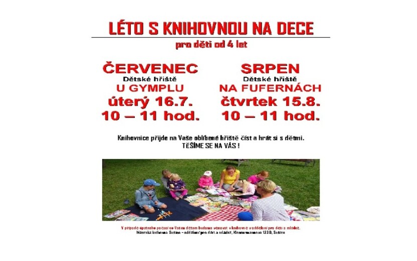 Léto s knihovnou na dece