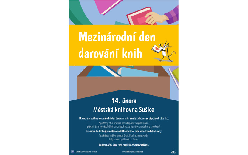 14. 2. MEZINÁRODNÍ DEN DAROVÁNÍ KNIH