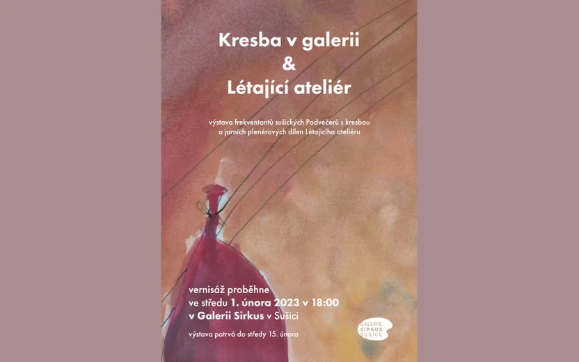 Výstava frekventantů Podvečerů s kresbou a výtvarných plenérů