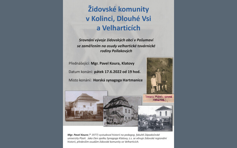 Židovské komunity v Kolinci, Dlouhé Vsi a Velharticích