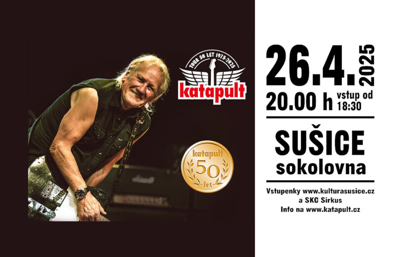 KATAPULT TOUR 50 let (1975 – 2025) 50 let na hudební scéně. Historie jako hrom!