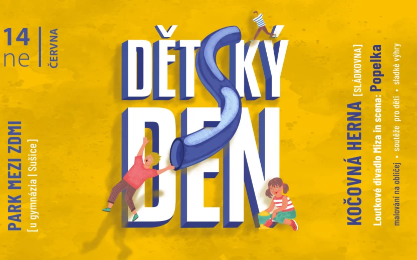 Dětský den v parku mezi zdmi