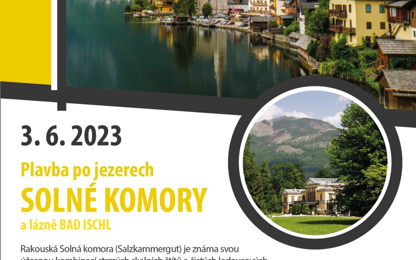 OBSAZENO Plavba po jezerech Solné komory a lázně Bad Ischl