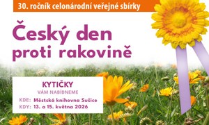 13. a 15.5.2026 Český den proti rakovině