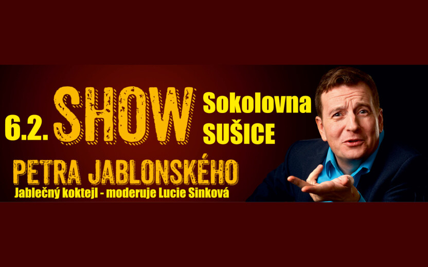 PŘESUNUTO NA 27.12.2025 - Show Petra Jablonského „Jablečný koktejl“