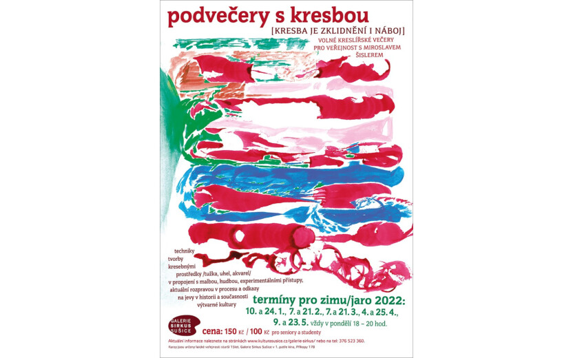 Podvečery s kresbou - Kresba je zklidnění i náboj