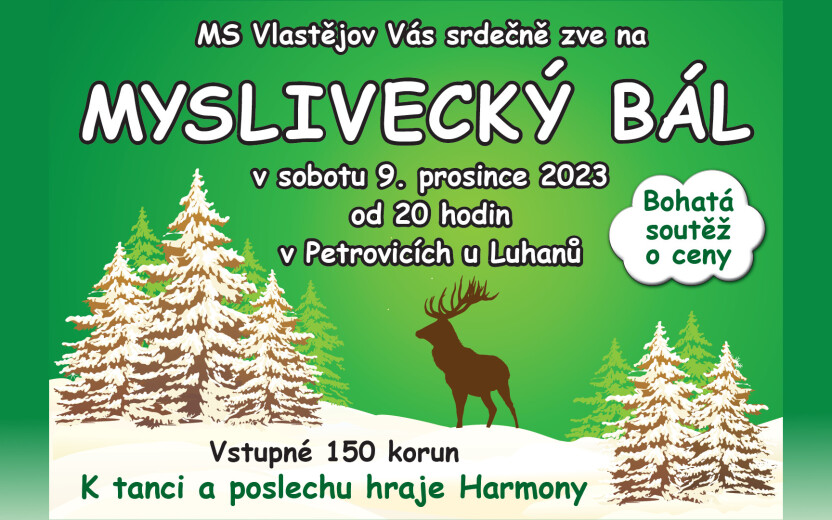 Myslivecký bál v Petrovicích