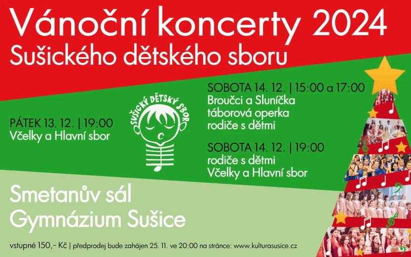 Vánoční koncerty SDS - PŘEDPRODEJE 2024