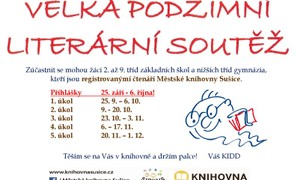 25.9. - 1.12.2023: Velká podzimní literární soutěž