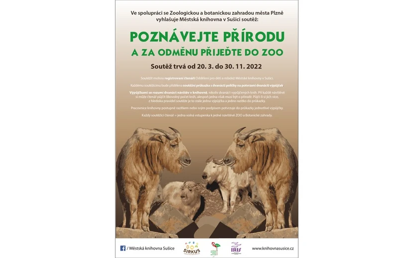 březen - listopad 2022: Soutěž Poznávejte přírodu ....