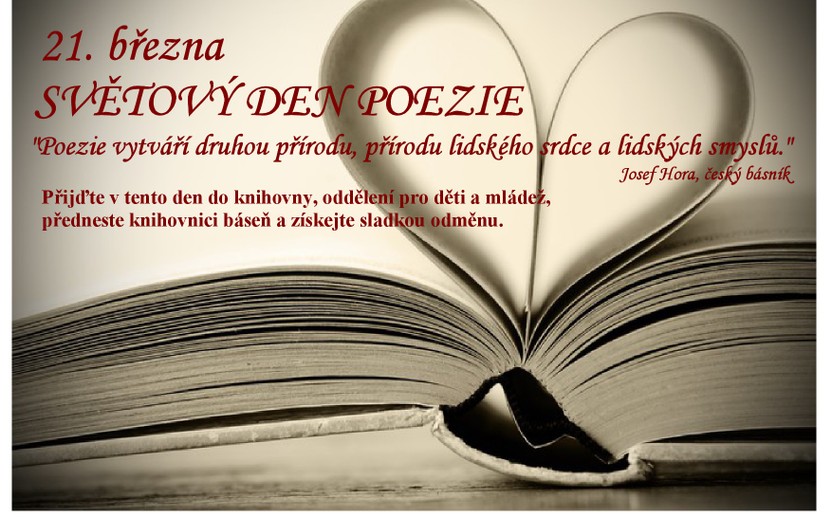 21. 3. 2022 Světový den poezie