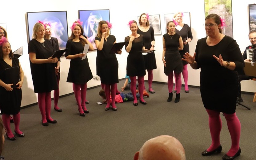 Vernisáž výstavy - V pohybu