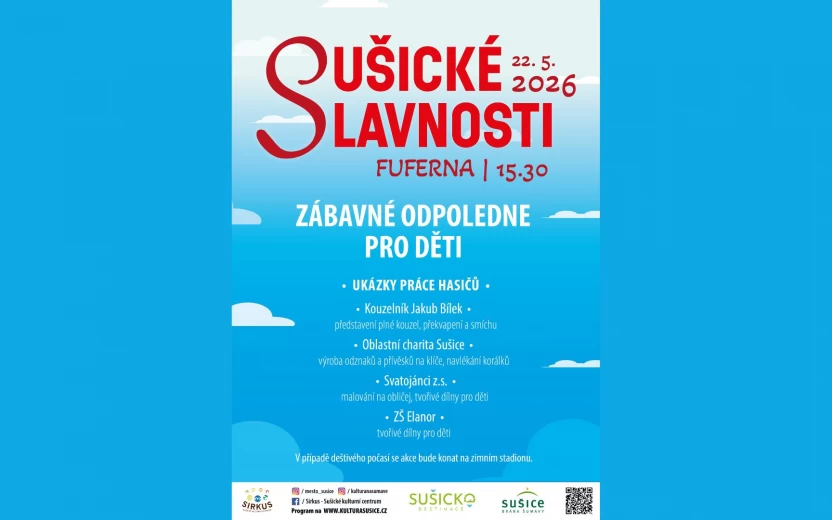 Sušické slavnosti - Zábavné odpoledne pro děti na Fufernách