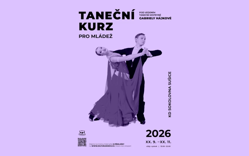 1. prodloužená kurzu tanečních pro mládež 2026