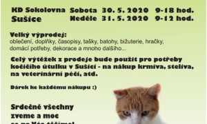 12. CHARITATIVNÍ BAZAR PRO KOČKY BEZ DOMOVA 