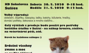 12. CHARITATIVNÍ BAZAR PRO KOČKY BEZ DOMOVA 