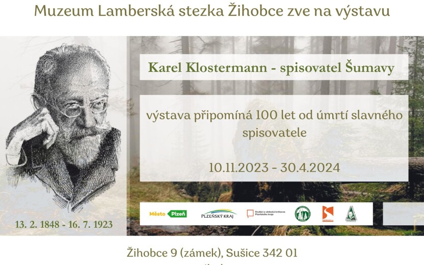 Výstava Karel Klostermann - spisovatel Šumavy