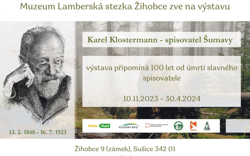 Výstava Karel Klostermann - spisovatel Šumavy