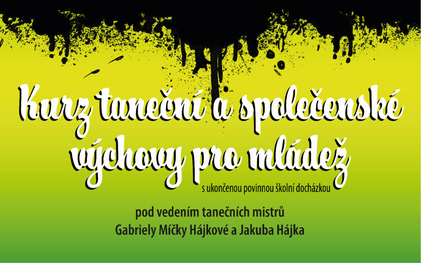 Kurz taneční a společenské výchovy pro mládež 2022 - zápis
